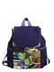 Рюкзак фиолетовый с принтом | 2822714