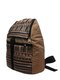Рюкзак коричневий з принтом | 2822643 | фото 3