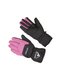 Перчатки подростковые черно-розовые лыжные | 2680220