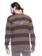 Пуловер двухцветный в полоску | 1353621 | фото 2