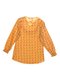 Рубашка ночная оранжевая в принт | 2930316 | фото 2