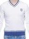 Пуловер біло-синій | 2942711 | фото 3