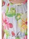 Блуза різнобарвна в квітковий принт | 2985015 | фото 4