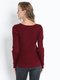 Пуловер бордовий | 2695803 | фото 2