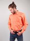 Рубашка оранжевая в полоску | 3108390
