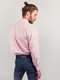 Рубашка светло-розовая в полоску | 3108421 | фото 3