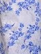 Сукня синьо-біла з квітковим принтом | 3178240 | фото 4