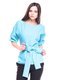 Блуза блакитна | 3091009