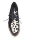 Туфли черные с анималистическим принтом | 3219510 | фото 4