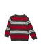 Пуловер червоно-сірий в смужку | 3209853 | фото 2