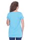 Блуза голубая с асимметричным низом | 3234376 | фото 2