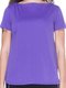 Блуза фіолетова  з асиметричним низом | 3234374 | фото 3