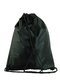 Рюкзак-мешок черный в цветочный принт | 3299987 | фото 2
