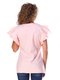 Блуза из льна персикового цвета | 3315334 | фото 2