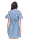 Сукня блакитна з квітковим принтом | 3328790 | фото 2