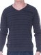 Пуловер темно-сірий в смужку | 3358312 | фото 3