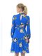 Сукня синя в квітковий принт | 3386740 | фото 4