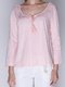 Блуза светло-розовая | 3009989 | фото 3
