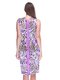 Сукня фіолетова в принт | 3455610 | фото 2