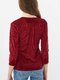 Пуловер бордовый | 3636920 | фото 3