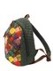Рюкзак цвета хаки с принтом | 3681381 | фото 3