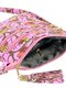 Сумка розовая в принт «Совы» | 3683445 | фото 3