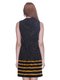 Платье черное в горох и с желтыми полосками | 3746224 | фото 2
