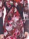 Сукня бордова в квітковий принт | 3752070 | фото 3