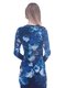 Сукня синьо-блакитна в квітковий принт | 3752088 | фото 2