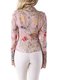 Блуза розовая в принт | 3756295 | фото 2