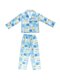 Пижама фланелевая с начесом: кофта и брюки | 3783119