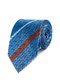Краватка блакитна в смужку | 3800799