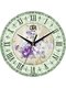 Годинник настінний круглий «Квіти» | 3833535