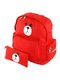 Рюкзак красный «Мишка» с пеналом | 2959541 | фото 5