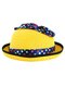 Шляпа желтая с декором | 3201845 | фото 4