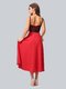 Сукня червона з чорним оздобленням | 3863294 | фото 4