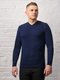 Пуловер темно-синій | 3892318