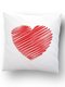 Подушка з яскравим принтом «Любов» (45х45 см) | 3944518