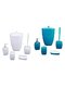 Набір: відро, дозатор мила, склянка для щіток, мильниця і йоржик | 4032641