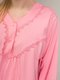Рубашка ночная розовая | 3988826 | фото 3