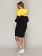 Сукня чорно-жовта | 4041751 | фото 6