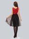 Платье черно-красное | 4090676 | фото 5