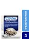 Презервативы латексные с силиконовой смазкой Contex № 3 Extra Sensation | 3874032