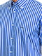 Рубашка синяя в полоску | 4105575 | фото 3