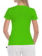 Футболка зелена з принтом «Сережина девочка» | 4116820 | фото 2