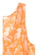 Майка оранжевая в принт | 4122003 | фото 3