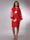 Платье красное с вышивкой | 3513249