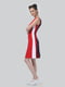 Сукня червоно-синя з контрастними вставками | 4142242 | фото 3