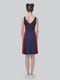 Сукня червоно-синя з контрастними вставками | 4142242 | фото 4