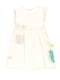 Платье белое с цветочным принтом | 4016762 | фото 2
